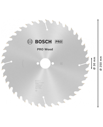 Bosch Powertools circular saw blade Optiline Wood H 250x30-40 - 2608640728
