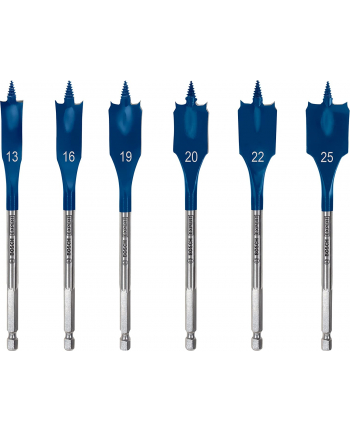 Bosch Powertools SELFCUT flat milling drill bit 6 pieces 13-25 - 2608900333 EXPERT RANGE