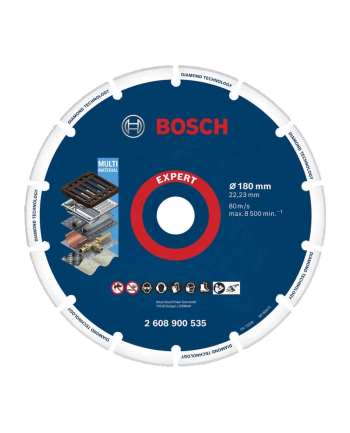 Bosch Powertools diamond cutting disc 180x22.23mm - 2608900535 EXPERT RANGE