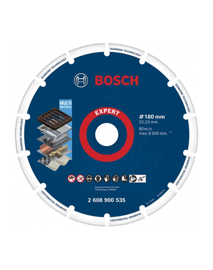 Bosch Powertools diamond cutting disc 180x22.23mm - 2608900535 EXPERT RANGE główny