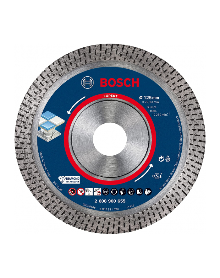 Bosch Powertools Expert diamond cutting disc 'HardCeramic'- 2608900655 EXPERT RANGE główny