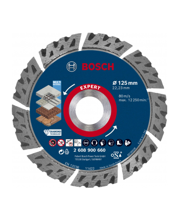 Bosch Powertools Expert diamond cutting disc 'MultiMaterial', 125mm - 2608900660 EXPERT RANGE