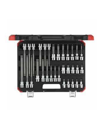 GEDORE Red screwdriver socket set, 1/2 (Kolor: CZARNY/red, 32 pieces, TORX, in case) 3301577