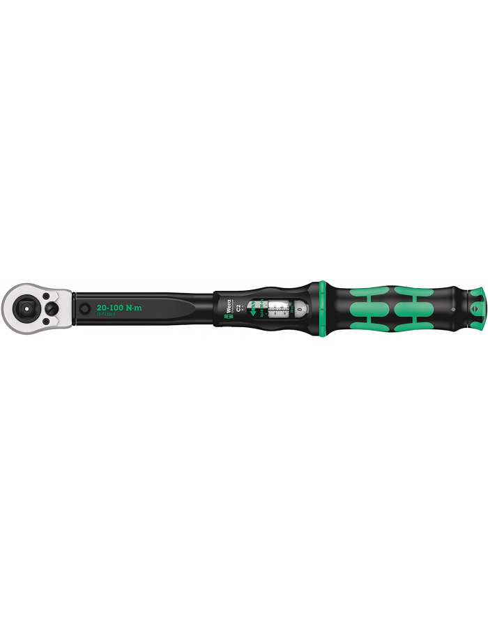 Wera torque wrench Click-Torque C 2 Push R/L (Kolor: CZARNY/green, output 1/2) 05075625001 główny