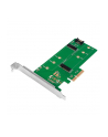 LOGILINK PC0083 Dual M.2 PCIe adapter for SATA and PCIe SATA SSD - nr 1