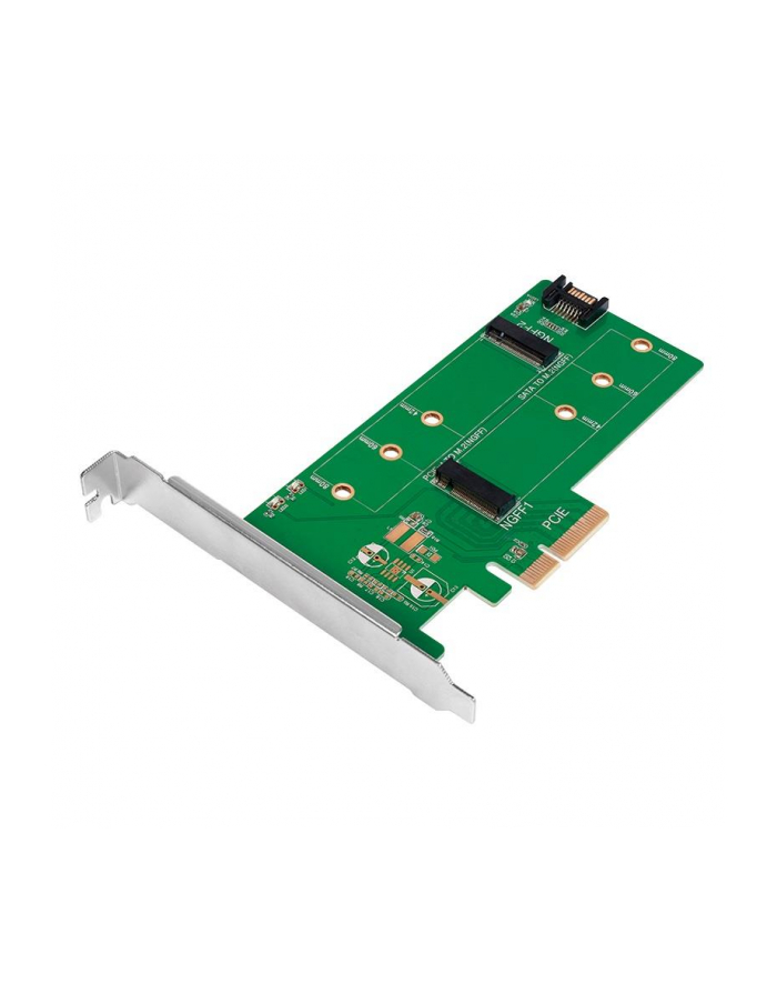 LOGILINK PC0083 Dual M.2 PCIe adapter for SATA and PCIe SATA SSD główny