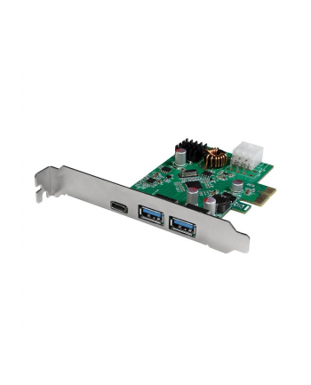 LOGILINK PC0090 PCI Express Card USB 3.2 Gen1x1 1x USB-C PD 3.0 and 2x USB 3.0