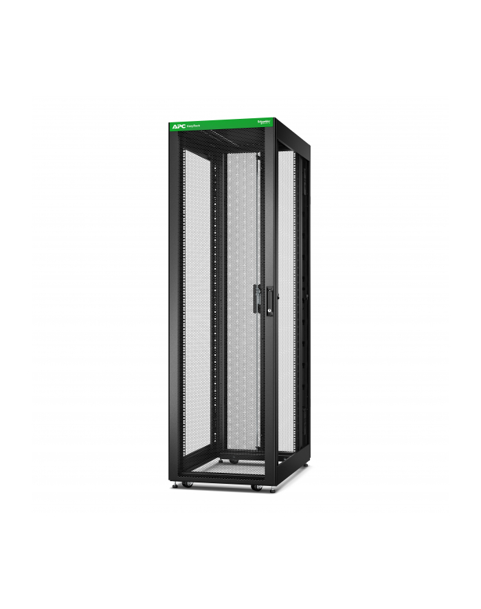APC Easy Rack 42Ux600x1000 with Roof castors feet and 4Brackets No Side panels Bottom Kolor: CZARNY główny