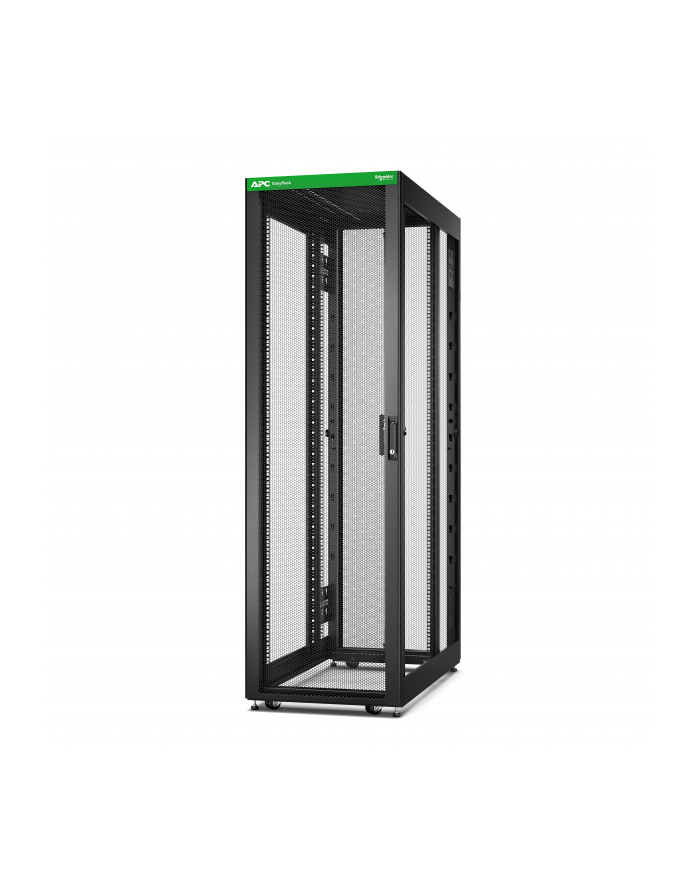 APC Easy Rack 42Ux600x1200 with Roof castors feet and 4Brackets No Side panels Bottom Kolor: CZARNY główny