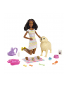 Barbie doll (brunette) with dog + puppies - HCK76 - nr 2