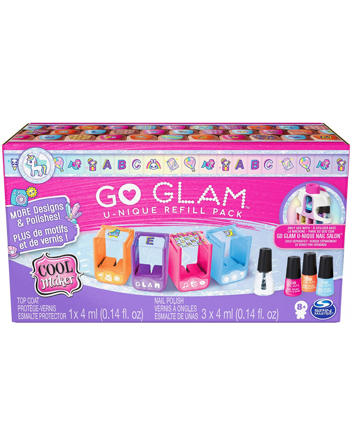 spinmaster Spin Master Go Glam N - U-Nique Nail Fa - 6062702 główny