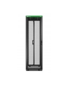 APC Easy Rack 600mm/42U/1000mm with Roof/Side panel/castors/feet and 4 Brackets No Bottom Kolor: CZARNY - nr 23