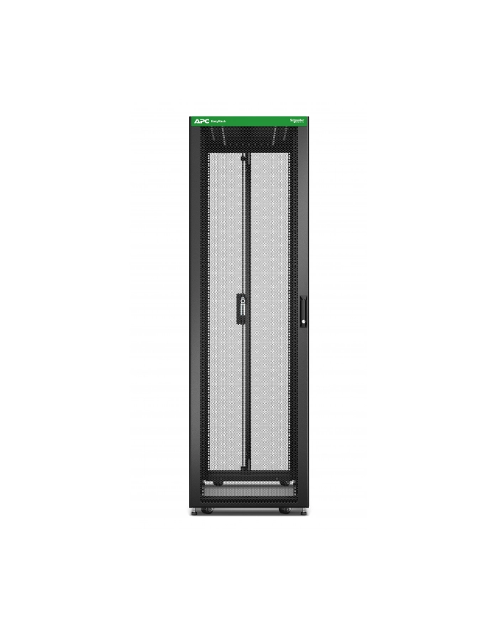 APC Easy Rack 600mm/42U/1000mm with Roof/Side panel/castors/feet and 4 Brackets No Bottom Kolor: CZARNY główny