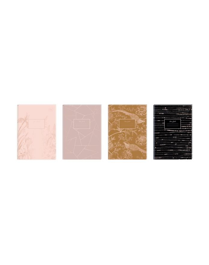 interdruk Brulion A5 96 kratka 70g Metallic Rose Gold główny