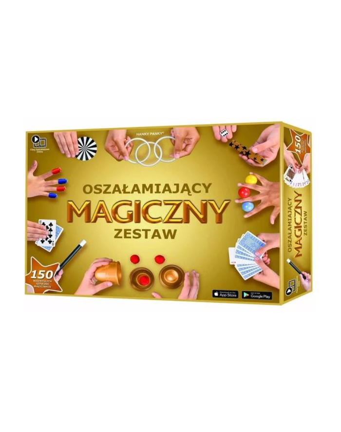 Oszałamiający magiczny zestaw 150 sztuczek złota edycja CARTAMUNDI główny