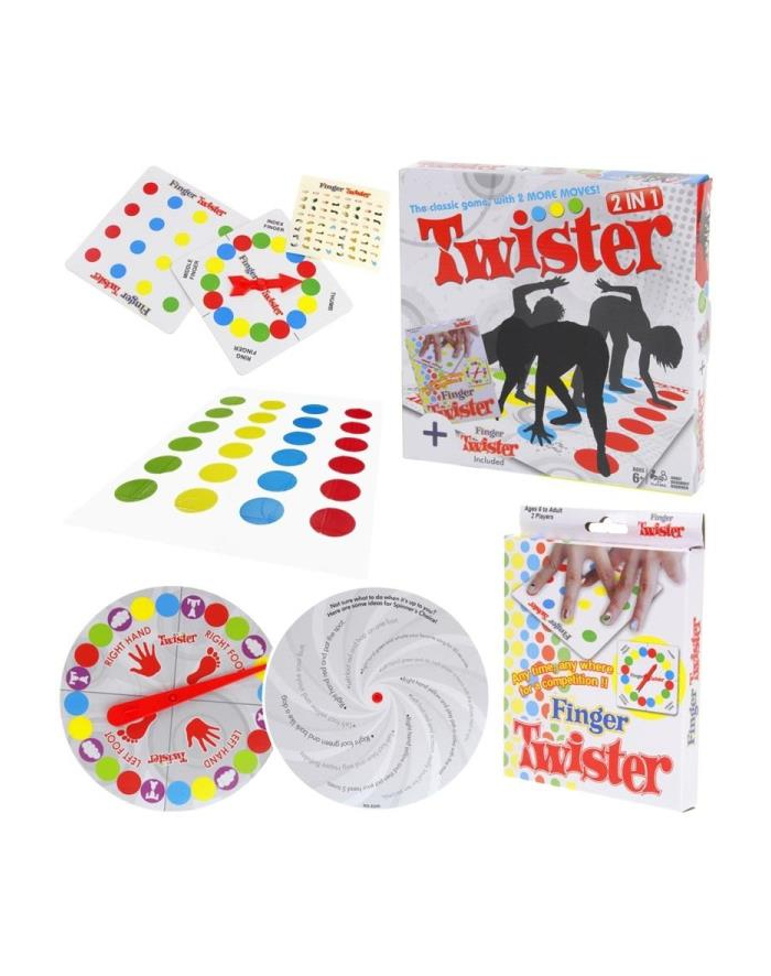 inni Gra zręcznościowa 2w1 Klasyczny Twister + Finger główny