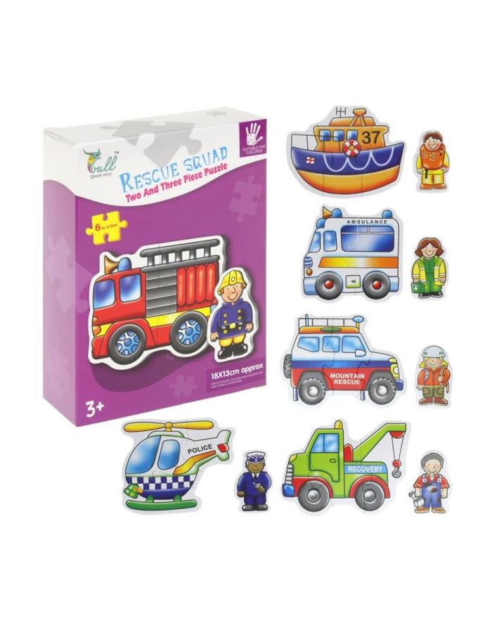 inni Puzzle Baby 22el.Pojazdy ratunkowe Straż główny
