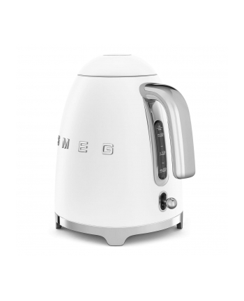 Smeg kettle KLF03WHM(wersja europejska) 1.7 L matt Kolor: BIAŁY - 2,400 watts