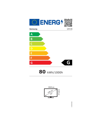 samsung Monitor 43 cale QM43B LH43QMBEPGCXEN