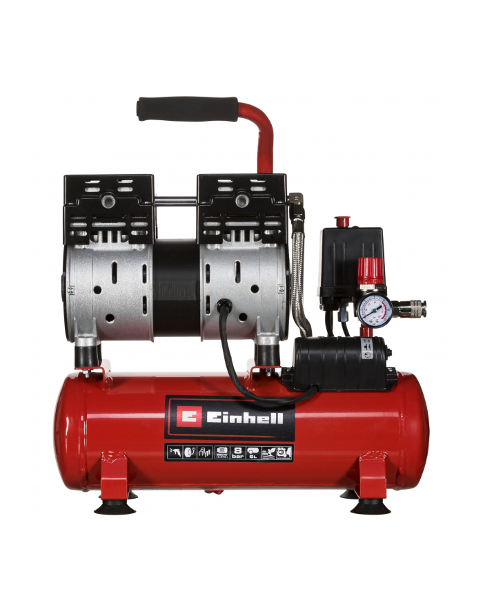 Einhell Compressor TE-AC 6 Silent (red/Kolor: CZARNY, 550 Watt) główny