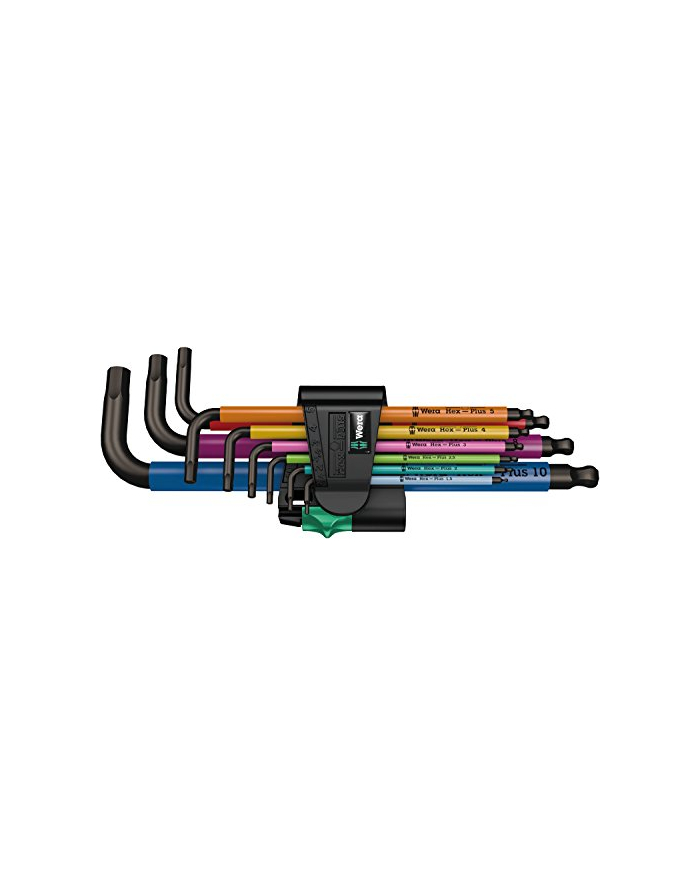 Wera 950/9 Hex-Plus Multicolour 1 - L-key set, metric, BlackLaser główny