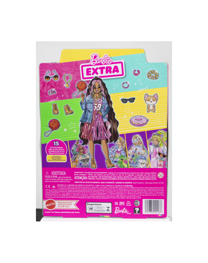 Barbie Extra Doll (Basketball Jersey) - HDJ46 główny