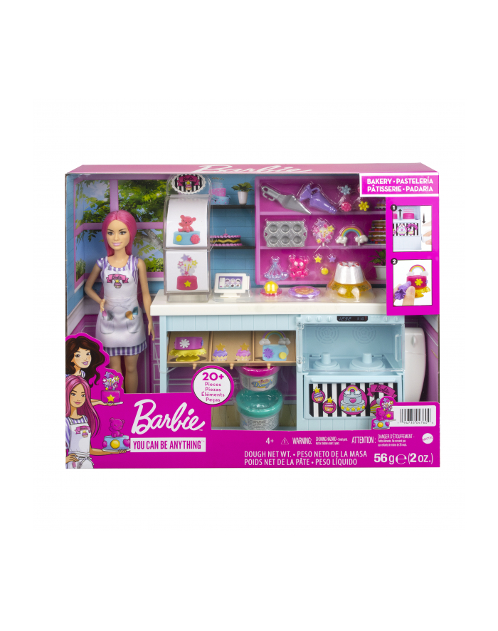 Barbie bakery playset with doll - HGB73 główny