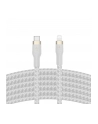 belkin Kabel BoostCharge USB-C/Lightning Silikonowy w oplocie 1m biały - nr 3