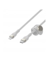 belkin Kabel BoostCharge USB-C/Lightning Silikonowy w oplocie 1m biały - nr 9