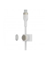 belkin Kabel BoostCharge USB-C/Lightning Silikonowy w oplocie 2m biały - nr 15