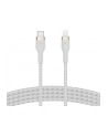 belkin Kabel BoostCharge USB-C/Lightning Silikonowy w oplocie 2m biały - nr 17