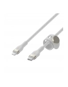 belkin Kabel BoostCharge USB-C/Lightning Silikonowy w oplocie 3m biały - nr 25