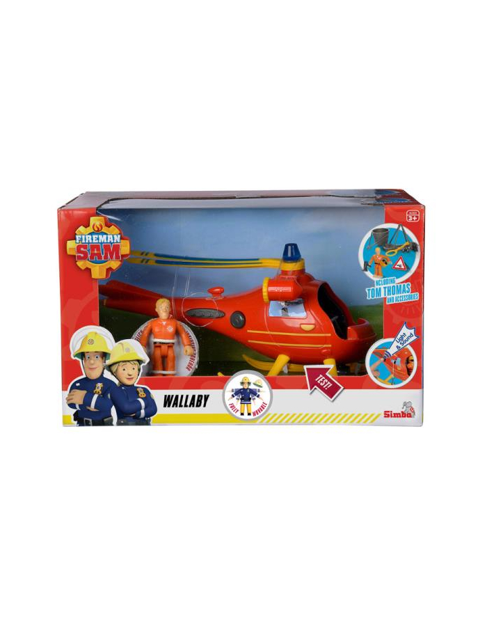 simba Strażak Sam Helikopter Wallaby z figurką główny