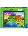 Puzzle 1500el World of Minecraft / Świat Minecrafta 171897 RAVENSBURGER - nr 1