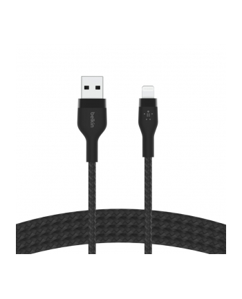 belkin Kabel BoostCharge USB-A do Lightning silikonowy, 1m, czarny