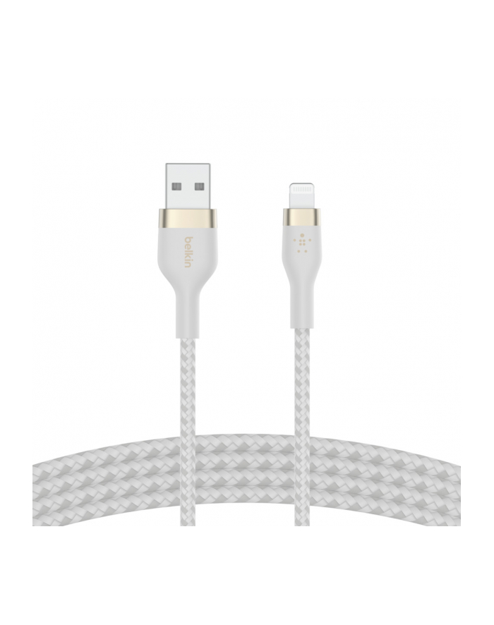 belkin Kabel BoostCharge USB-A do Lightning silikonowy, 1m, biały główny