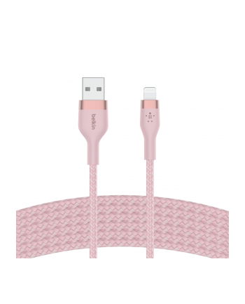 belkin Kabel BoostCharge USB-A do Lightning silikonowy 3m, różowy
