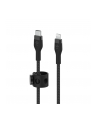 belkin Kabel BoostCharge USB-C/Lightning Silikonowy w oplocie 1m czarny - nr 10