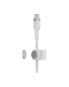 belkin Kabel BoostCharge USB-C/Lightning Silikonowy w oplocie 1m biały - nr 26