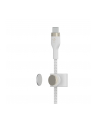 belkin Kabel BoostCharge USB-C/Lightning Silikonowy w oplocie 1m biały - nr 5