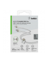 belkin Kabel BoostCharge USB-C/Lightning Silikonowy w oplocie 2m biały - nr 25