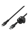 belkin Kabel BoostCharge USB-C/Lightning Silikonowy w oplocie 3m czarny - nr 13