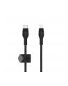 belkin Kabel BoostCharge USB-C/Lightning Silikonowy w oplocie 3m czarny - nr 14