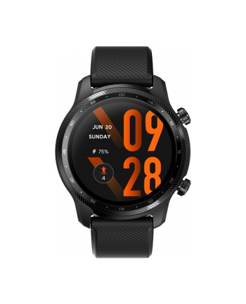 Smartwatch TicWatch Pro 3 Ultra GPS (1.4''), Snapdragon Wear 4100 / NFC /GPS /AMOLED / FSTN / BT / 1 GB, 8 G /Android / Wi-Fi/  Shadow Black /22 mm