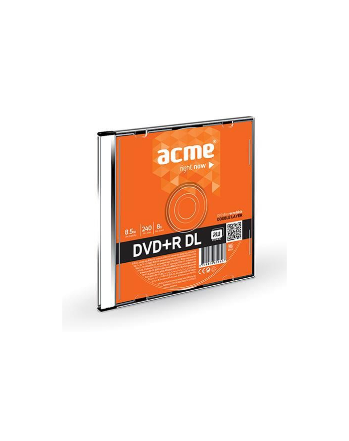 Acme double layer DVD+R 8.5GB 8X slim box główny