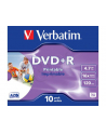 Verbatim DVD+R 4.7GB 16X AZO jewel box WIDE PRINTABLE - 43508 - nr 9