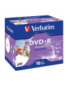 Verbatim DVD+R 4.7GB 16X AZO jewel box WIDE PRINTABLE - 43508 - nr 19