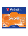 Verbatim DVD-R 4.7GB 16X matte silver/AZO jewel box - 43519 - nr 10