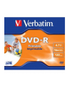 Verbatim DVD-R 4.7GB 16X AZO jewel box WIDE PRINTABLE - 43521 - nr 1