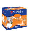 Verbatim DVD-R 4.7GB 16X AZO jewel box WIDE PRINTABLE - 43521 - nr 21